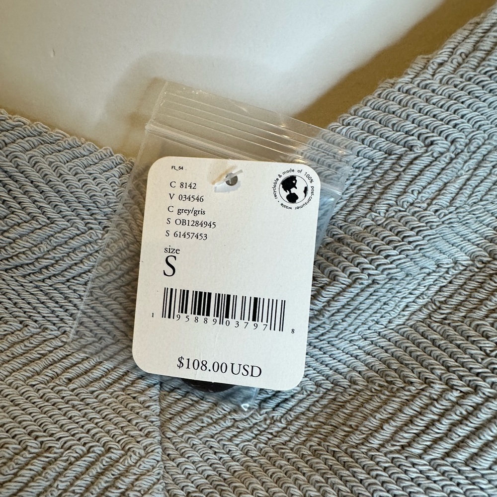 NWT Free People Gray Cropped Shirt with Button Back Size Small - Picture 3 of 5